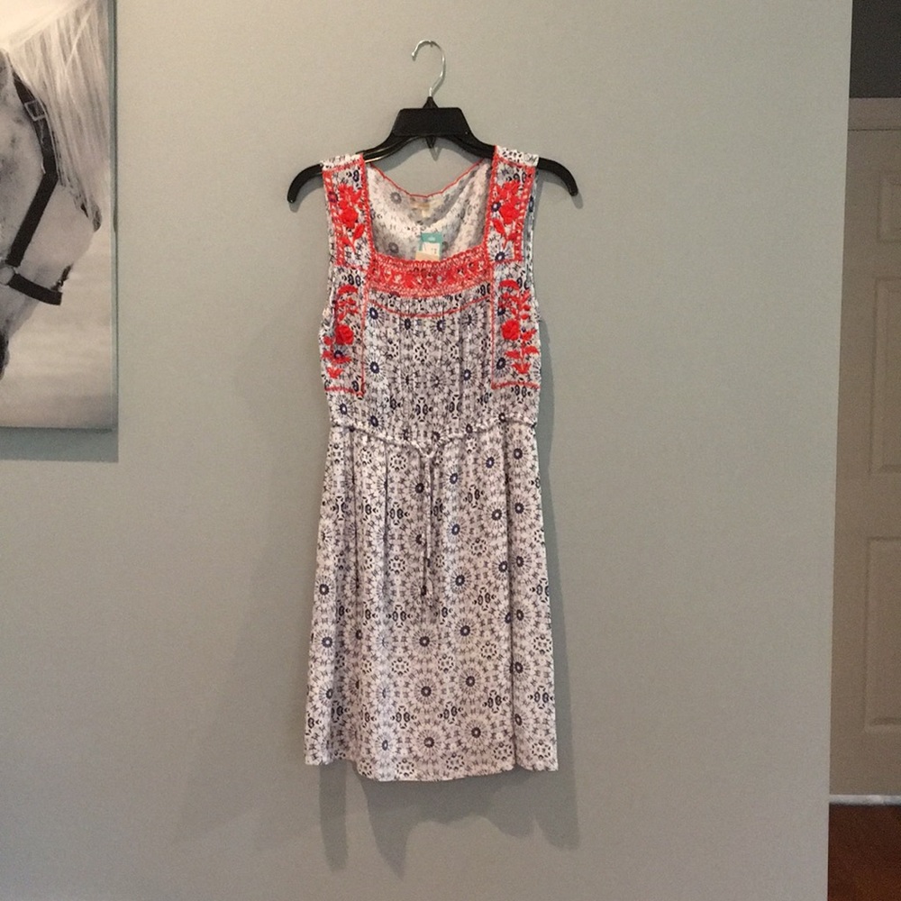 Skies are Blue Verenna Embroidered Dress